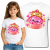 Koszulka różowy brokatowy GNIOTEK squishy KRÓLOWA GNIOTKÓW personalizowana Z NAPISEM imieniem MG56